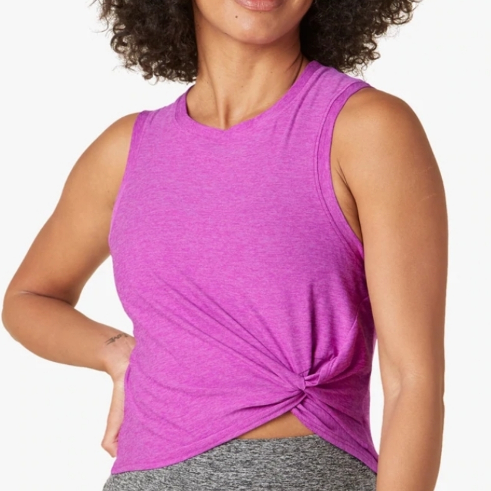 Beyond Yoga Front Twist Muscle Tank